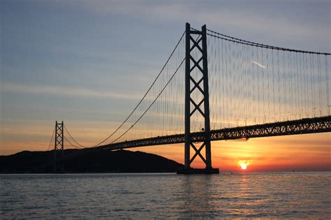 Maybe you would like to learn more about one of these? 日没の明石海峡大橋（だるま夕日？） ( 写真 ) - いなきちの写真 ...