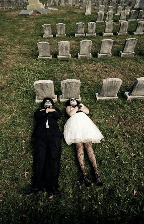 Adam And Barbaras Day Of The Dead Cemetery Trash The Dress Photo Shoot Cemeteries Photography