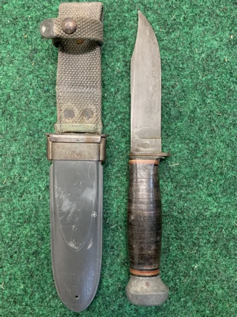 Wwii Us Navy Usn Mark 1 Pal Rh 35 Combat Knife Usn Mk1 Scabbard 200