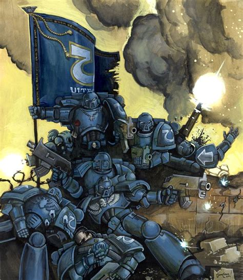 Last Stand By Fleshtuxedo On Deviantart Warhammer Art Warhammer 40k