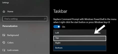 How To Move Taskbar On Top In Windows 10 Guide