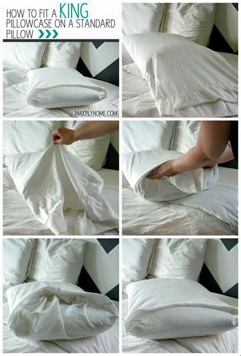 Finally, place the sheet on a flat surface, fold the 2 ends so the elastic edges are on top, and fold the sides over to hide the elastic. Pin by Mattandleah Obringer on DIY Home Improvement | King size pillows, Folding fitted sheets ...