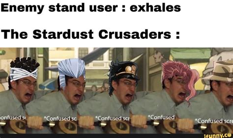 Enemy Stand User Exhales The Stardust Crusaders Ifunny