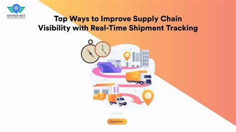 Top Ways To Improve Supply Chain Visibility With Real Time Shipment