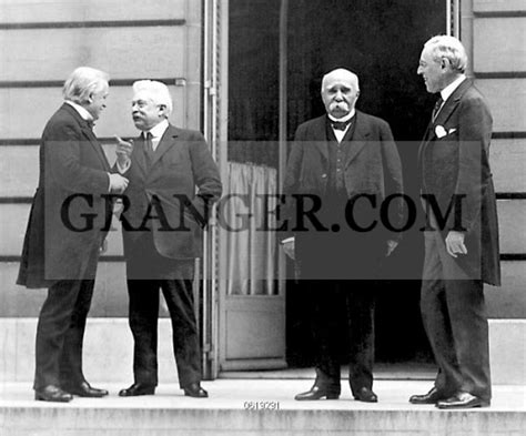 Image Of England The Big Four At The Paris Peace Conference Left