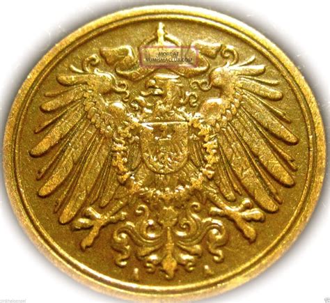 Germany The German Empire German 1913a Pfennig Coin Rare Better