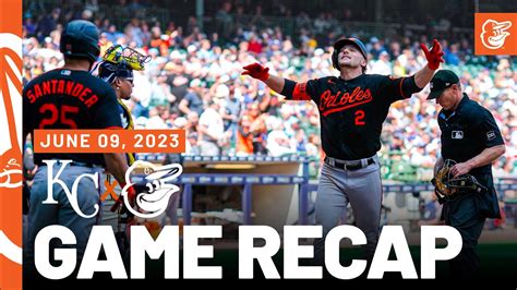 Royals Vs Orioles Game Recap 6 09 23 MLB Highlights Baltimore