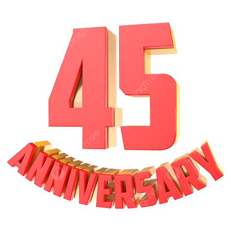 Aniversario 45 Png Vectores Psd E Clipart Para Descarga Gratuita
