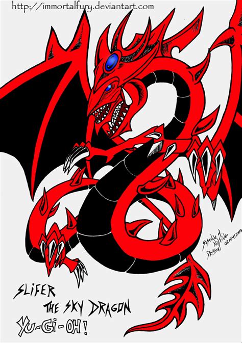 Slifer The Sky Dragon By Immortalfury On Deviantart
