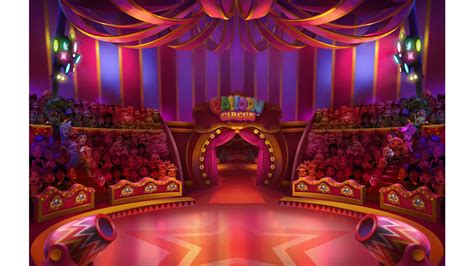 Balloon Circus On Behance Circus Background Circus Carnival Background