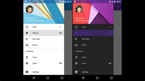 Jina app drawer and sidebar | droidviews. Android side menu using Drawer Layout - Drawer Menu ...