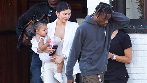 Kylie Jenner And Travis Scott Take Trip With Stormi In New