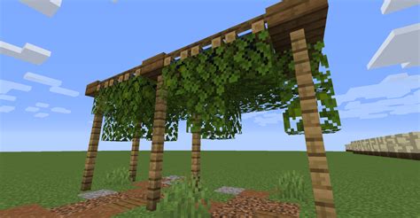 A sensory garden is designed with the purpose of engaging and stimulating the senses of sight, smell, touch, taste and sound. Minecraft Build Inspiration • Campfire vine trellis design