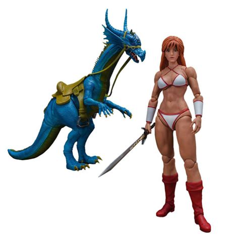 golden axe tyris flare and blue dragon 1 12 scale universe toys