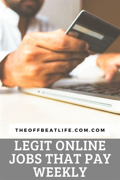Best work from home jobs with full employee benefits. Legit Online Jobs that Pay Weekly in 2020 | Legit online ...