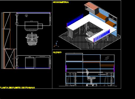 Executive Office Cabin 2D DWG Block For AutoCAD Designs CAD
