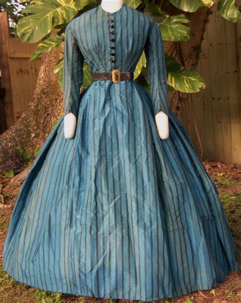 French Dress C 1865 Historical Dresses Civil War Dress Day Dresses