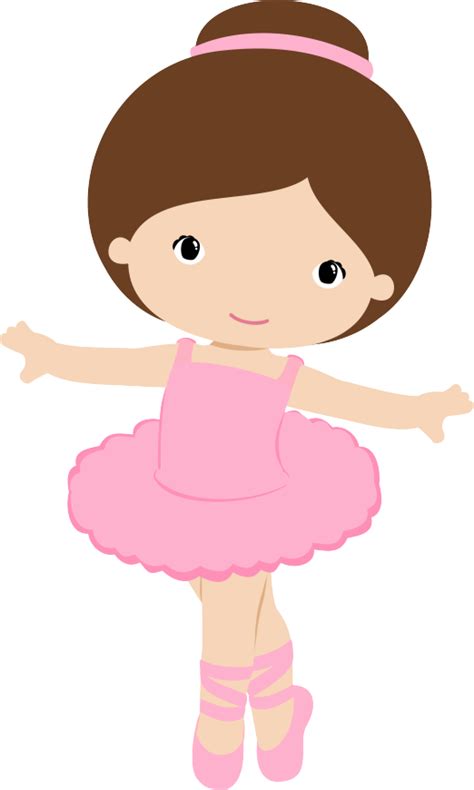 Vector Free Stock Little Girl Ballerina At Getdrawings Cute Clipart