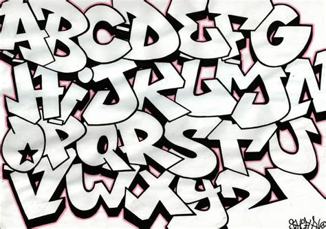 Learn how to create your own graffiti style. Graffiti alphabet, Graffiti lettering fonts, Graffiti lettering