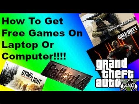 How To Get Free Games On Your Laptop/PC - YouTube