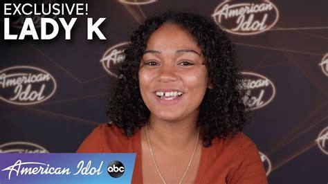 lady k is wide awake after landing a golden ticket american idol 2022 youtube