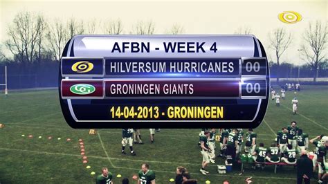 Hilversum Hurricanes Groningen Giants 14 04 2013 Game Highlights