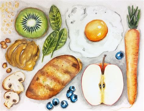 Things I Eat Everyday Watercolor Pt1 Erika Lancaster Artist