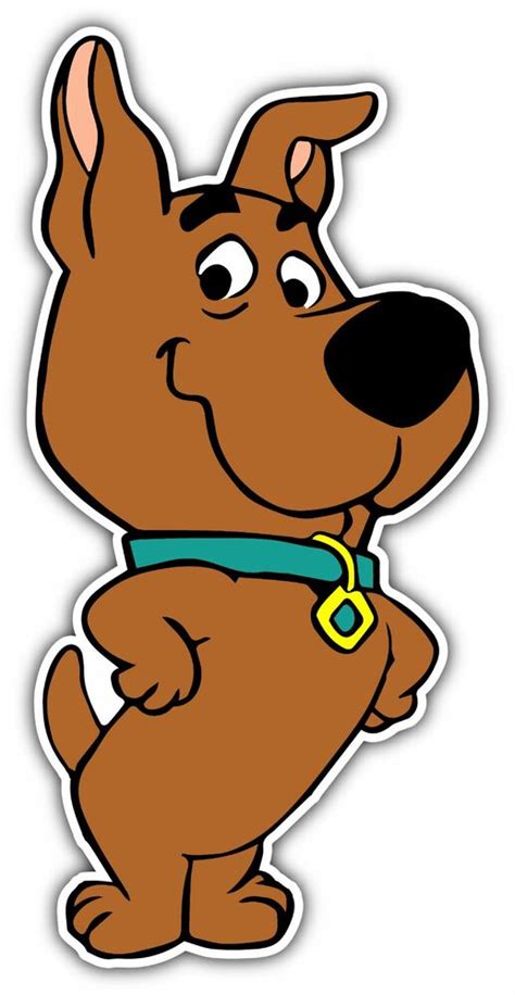 Scrappy Doo Scooby Doo Puppy Dog Cartoon Car Bumper Vinyl