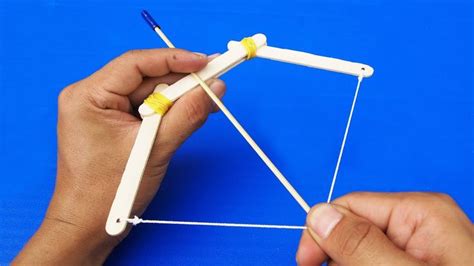 Making mini crossbow that can shoot really good subscribe my channel. How to Make a Mini Bow and Arrow | Bow and arrow diy, Mini bows, Arrow crafts