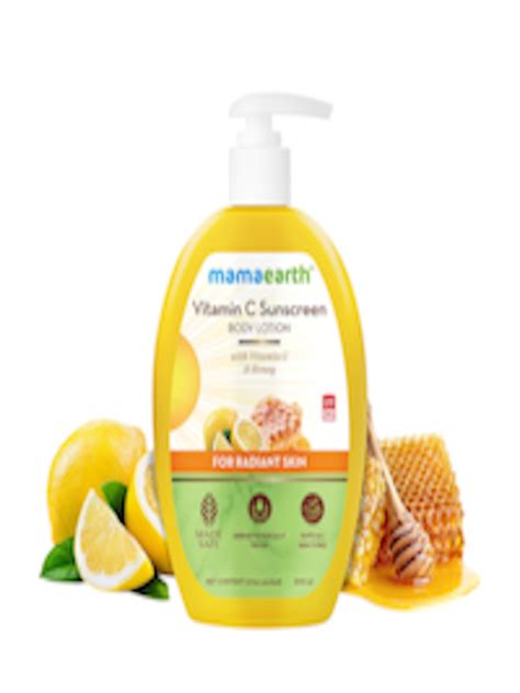 Buy Mamaearth Vitamin C Spf 30 Sunscreen Body Lotion With Honey