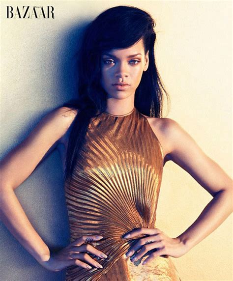 Rihanna Harpers Bazaar Mirror Online
