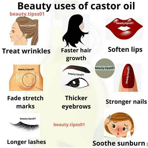 Beautytipss On Instagram “beauty Uses Of Castor Oil 🛢 Castor Oil Is
