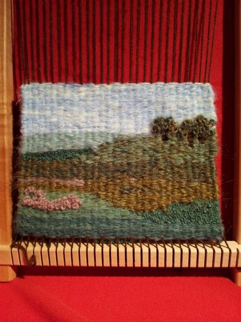 Experimenting With Lap Loom Weaving Loom Projects Small Tapestry