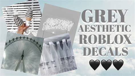 Grey Aesthetic Roblox Decals Roblox Bloxburg Youtube Gambaran