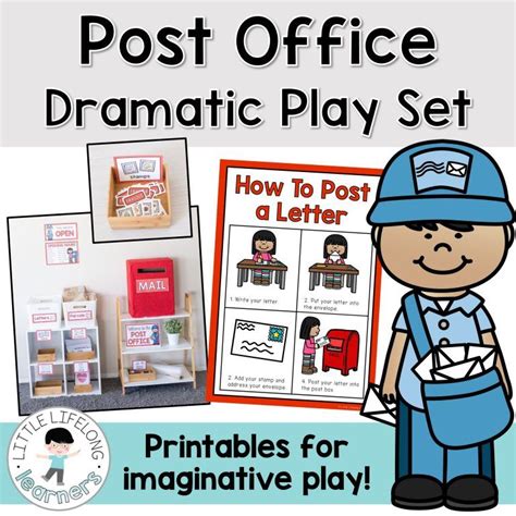 Post Office Dramatic Play Set Dramatic Play Dramatic Play Centers