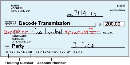 My boss does this all the time.he gives my paycheck late in the afternoon right i know a malaysian friend was declared a bankrupt by a finance company in the year 2005. on the above check. The writing in red is what the bad guy ...