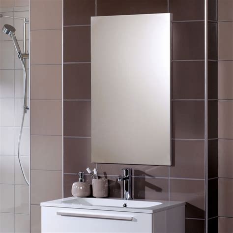 Frameless bathroom mirrors for wall. Noble Modular Frameless Mirror : UK Bathrooms