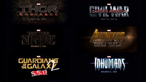 A Glimpse At Marvels 9 New Films Through 2019 D23