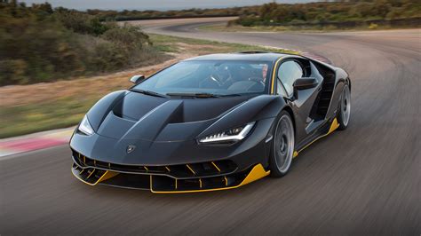 Lamborghini Centenario Coupe Supercar Vue De Face Fonds Décran