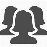 Social Icon Female Icons Team User Users