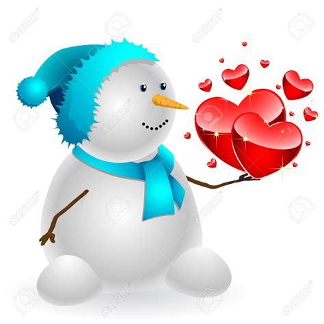 Snowman With Heart Clipart 10 Free Cliparts Download Images On