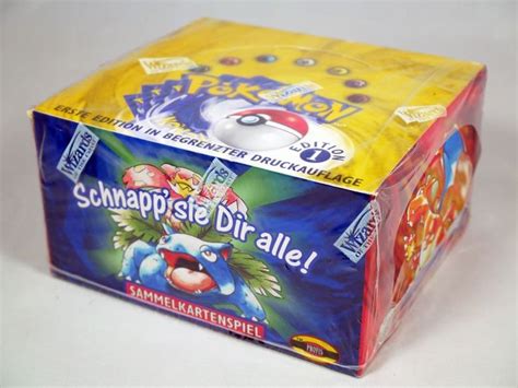 1st Edition German Base Set Pokemon Booster Box Display Wotc Factory