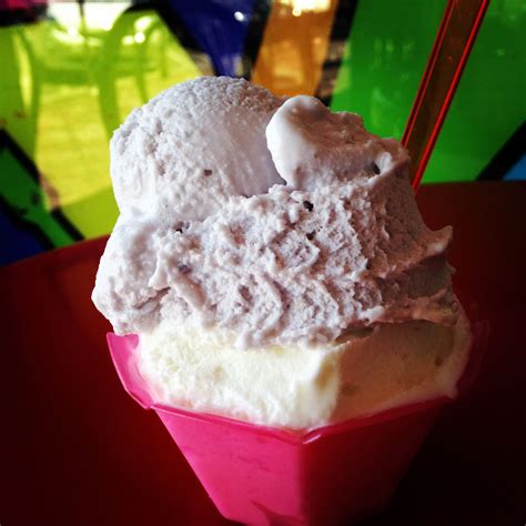 Ube Or Purple Yam Coconut Honey Wasabi Ice Cream From La Scoops Ice