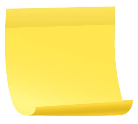 Yellow Sticky Note Png Free Download Png All Png All