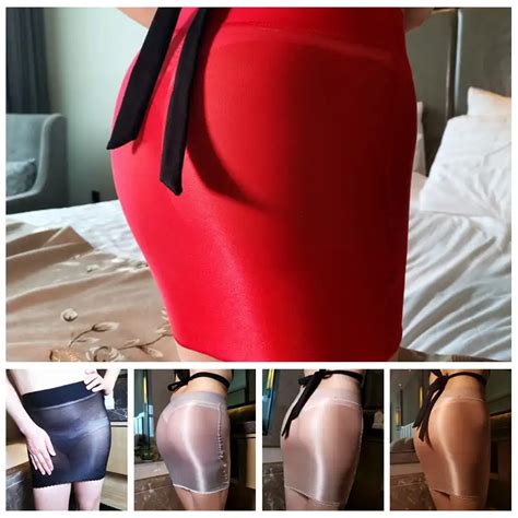 Plus Size Sexy High Quality Super Shiny Glossy Sheer Stockings Nylon Tights Crotch Elastic
