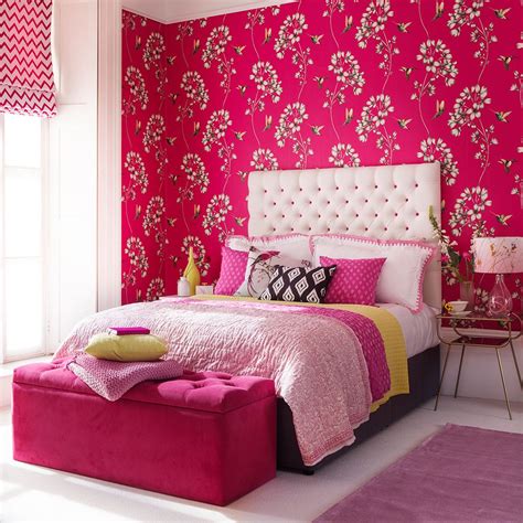 Wallpaper Pink Bedroom Walls Pink Bedroom Decor Pink Bedrooms