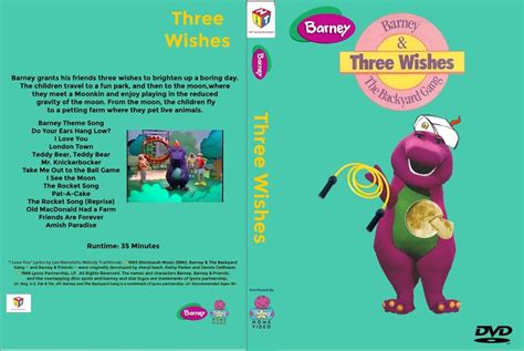 Barney Three Wishes Vhs 1992 Vhs And Dvd Credits Wiki