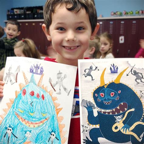 Monster Drawing For Kids
