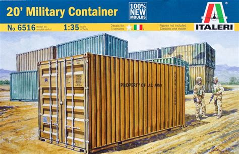 Italeri 6516 135 20 Military Container Kit First Look