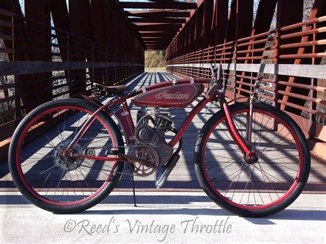 Indian Board Track Racer Antique Vintage Cafe Pre War Bicycle Harley
